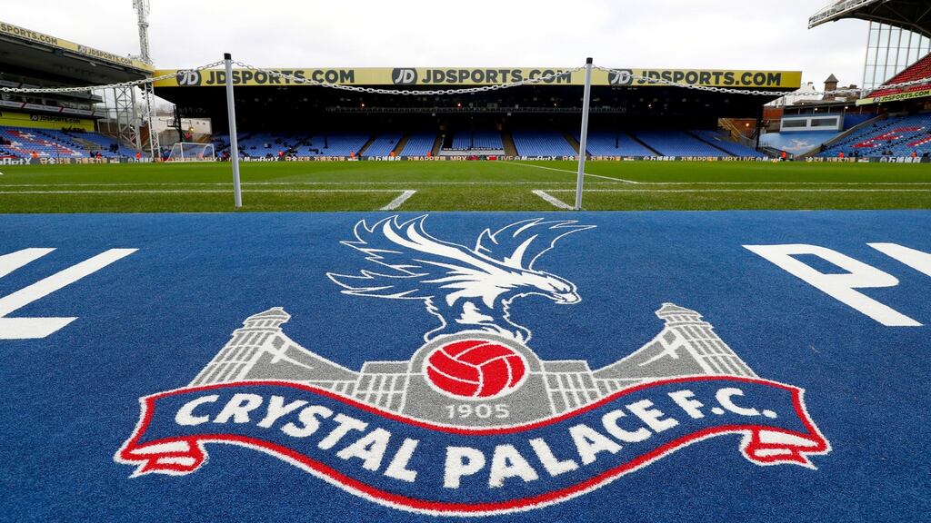 Crystal Palace chairman Steve Parish wrote last weekend that a return to play is ‘partly about the money’. File photograph:  PA