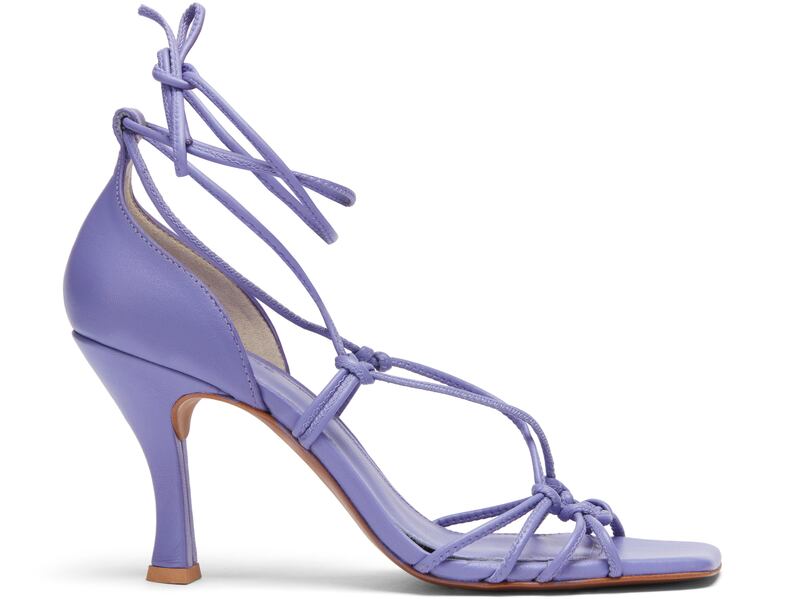 Heeled tie sandal, €239, Whistles
