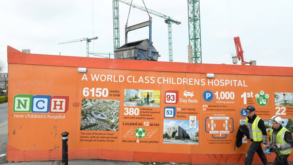 The confirmation by BAM that it will now go to the High Court means there will be further conflict over the new hospital. Photograph: Dara Mac Donaill