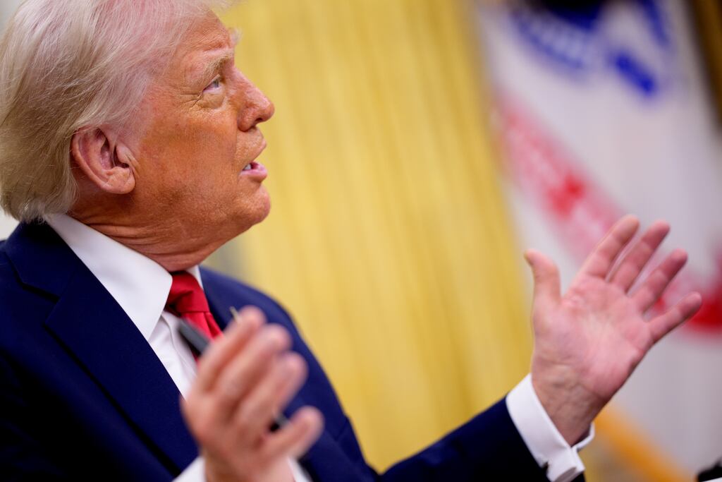 US President Donald Trump is set to proceed with his proclaimed “Liberation Day” by announcing sweeping tariffs. Photograph: Andrew Harnik/Getty Images