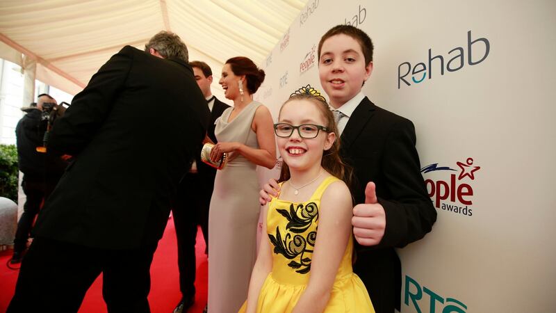Molly and Harry Flynn from Kilkenny, Young Person of the Year winners. Photograph Nick Bradshaw