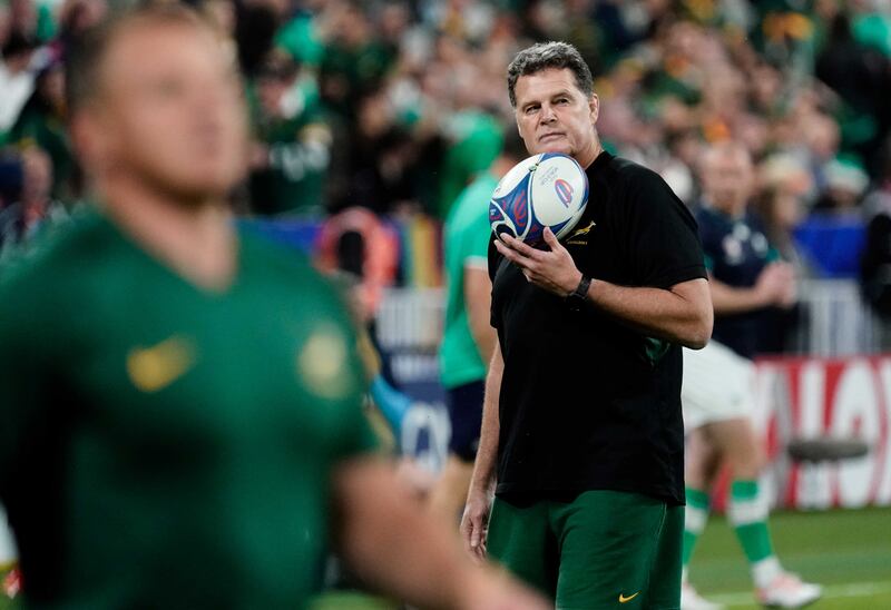 South Africa’s director of rugby Rassie Erasmus has united a nation behind his team. Photograph: Dave Winter/Inpho