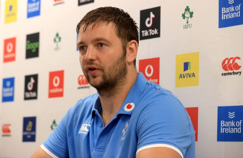 Iain Henderson, who will captain the Irish side against Samoa, says the team seek to produce their best performance from the warm-up games. Photograph: Dan Sheridan/Inpho