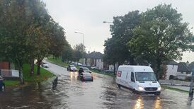 Flooding and road closures in Cork after torrential rain hits county