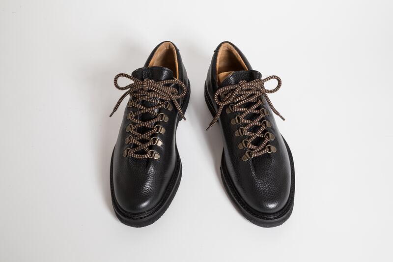 Black leather unisex boots, €456 from jacquessoloviere.com. Also comes in different colours. Photograph: Fabrice Poincelet