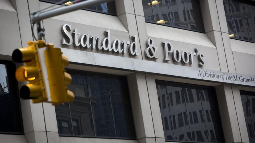 Standard & Poor’s has cut its long-term credit rating on the European Union. Photo: Bloomberg