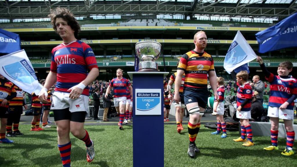 The Ulster Bank League fixtures have been announced for the 2015 season. Photograph: Dan Sheridan/Inpho