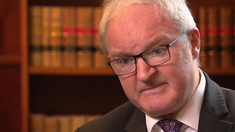 Lord chief justice of Northern Ireland Declan Morgan. Photograph: UTV/PA