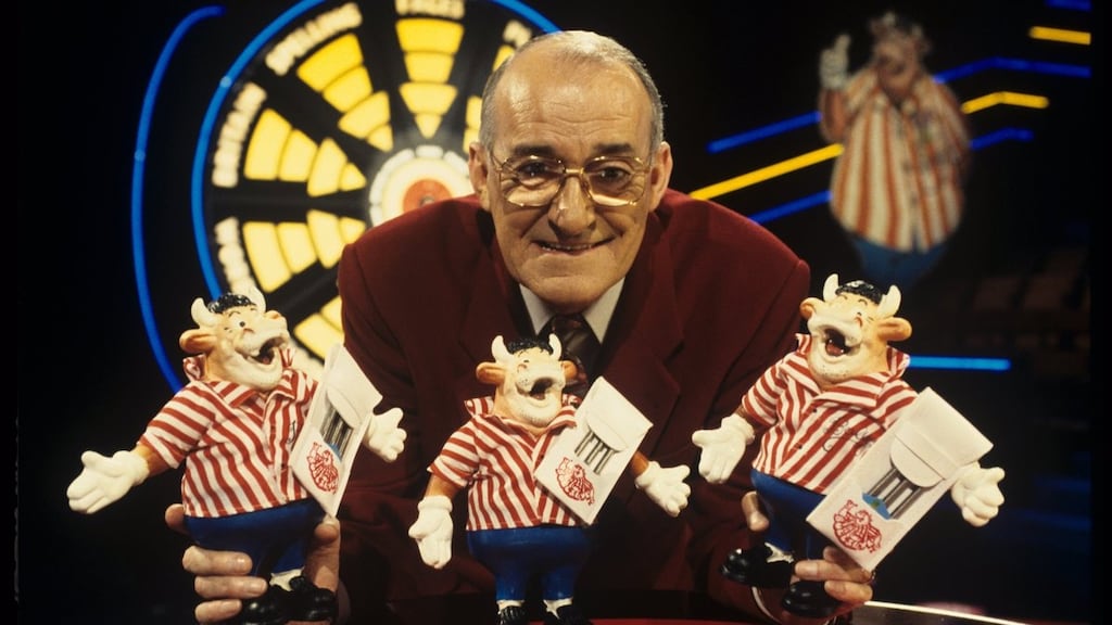 Super, smashing, great: Jim Bowen hosting Bullseye for 15 years