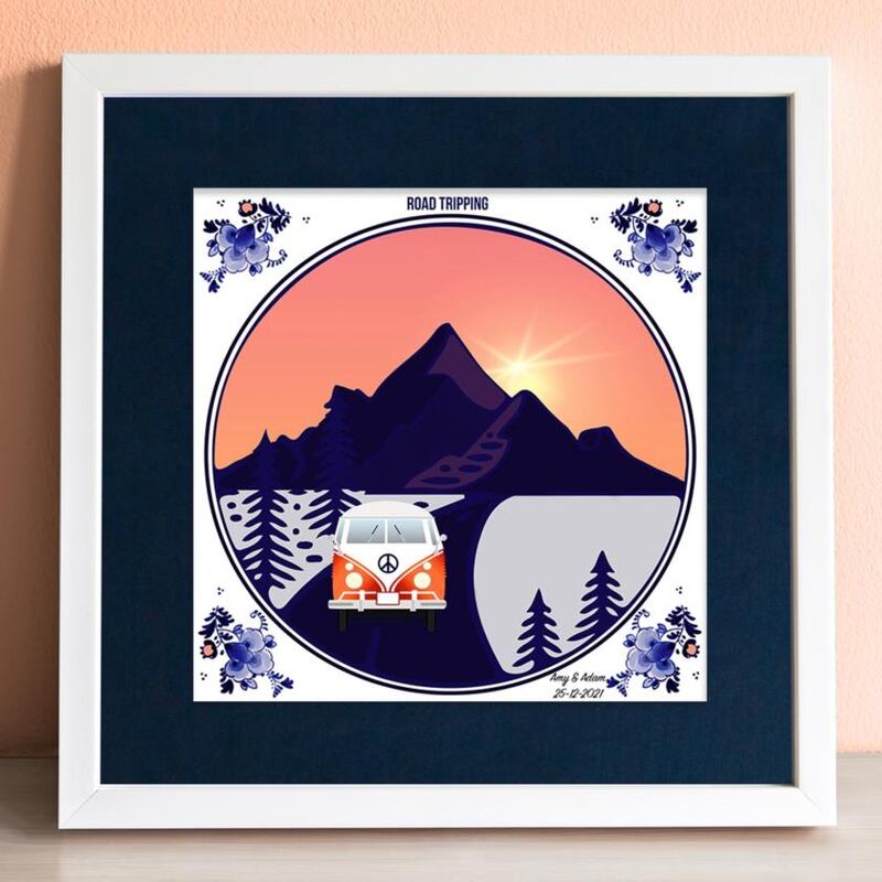 Alanna Plekkenpol tile, €44.50, can be used as a trivet or it can be wall-mounted as a framed mini artwork, €65