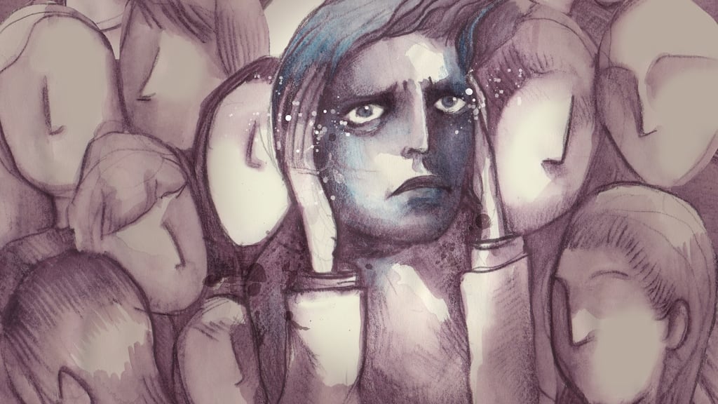 What happens during a panic attack is that your body misinterprets a situation as dangerous. Artist: Elisabetta Stoinich