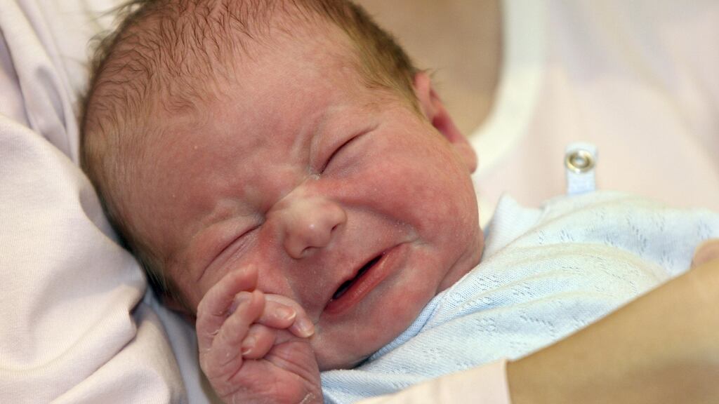 Ireland’s baby boom saw 63,900 live births recorded during 2016, a rate of 13.5 births for every 1,000 of the population. Photograph: Getty Images/iStockphoto