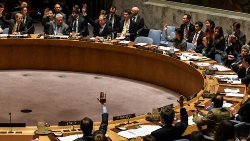 Ireland’s UN Security Council role is a hugely active political and diplomatic responsibility, deserving more attention than it normally gets in Irish public discourse and media. Photograph: Reuters