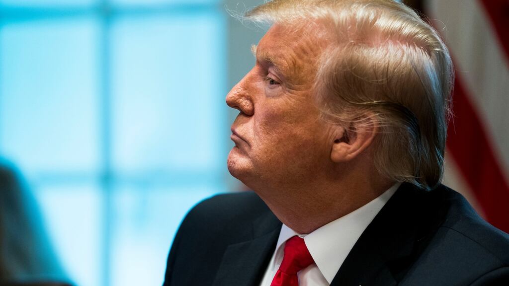 US president Donald Trump: Americans knew he was a rogue when they elected him. Photograph: Doug Mills/New York Times