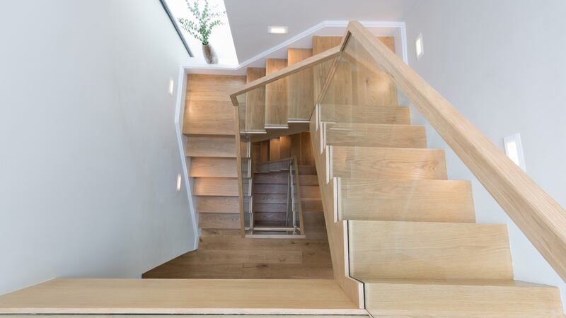 Oak timber stairs by Colin Healy,