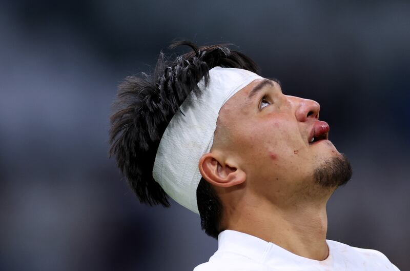 Marcus Smith passed a HIA in the win over over Fiji but has not trained fully since then with England. Photograph: James Crombie/Inpho
