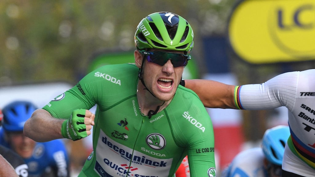 Sam Bennett has decided not to compete in the road race at the cycling world championships. Photograph: Faugere Franck/Inpho