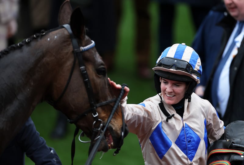 Rachael Blackmore was the first professional female jumps rider in Ireland for almost 30 years. Photograph: Michael Steele/Getty Images