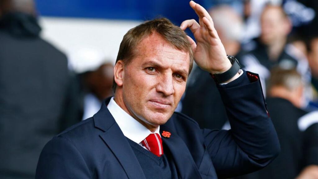 Liverpool manager Brendan Rodgers says he respects the rights of fans to boycott the Hull game. Photograph: Darren Staples/Reuters