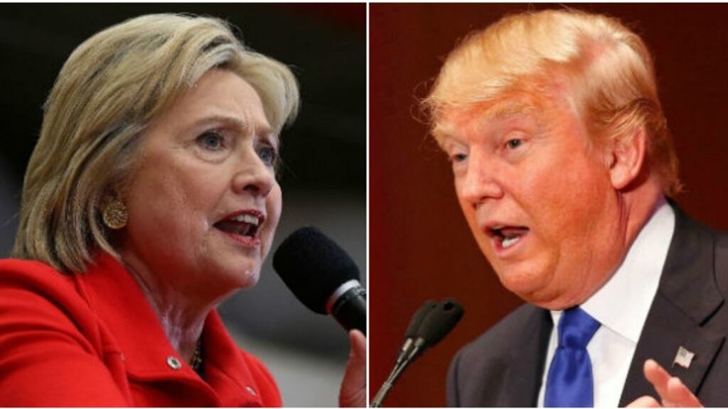 Hillary Clinton and Donald Trump hold narrow leads in the polls but voting in Iowa can be hard to predict. Photographs: Getty and Reuters