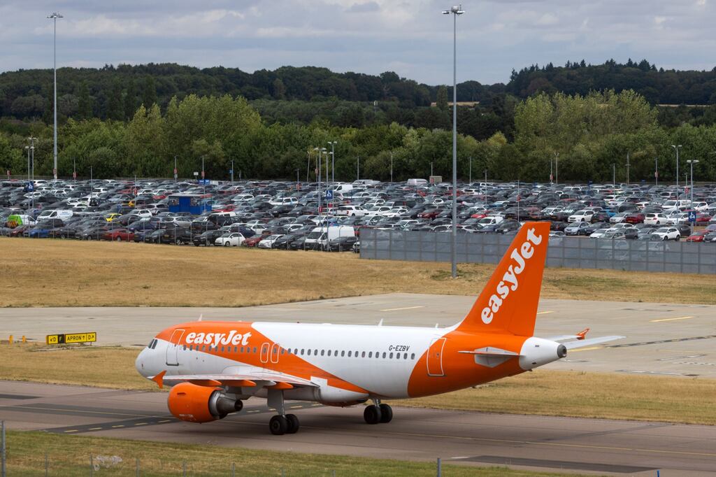 EasyJet has refreshed its board. Photograph: Chris Ratcliffe/Bloomberg