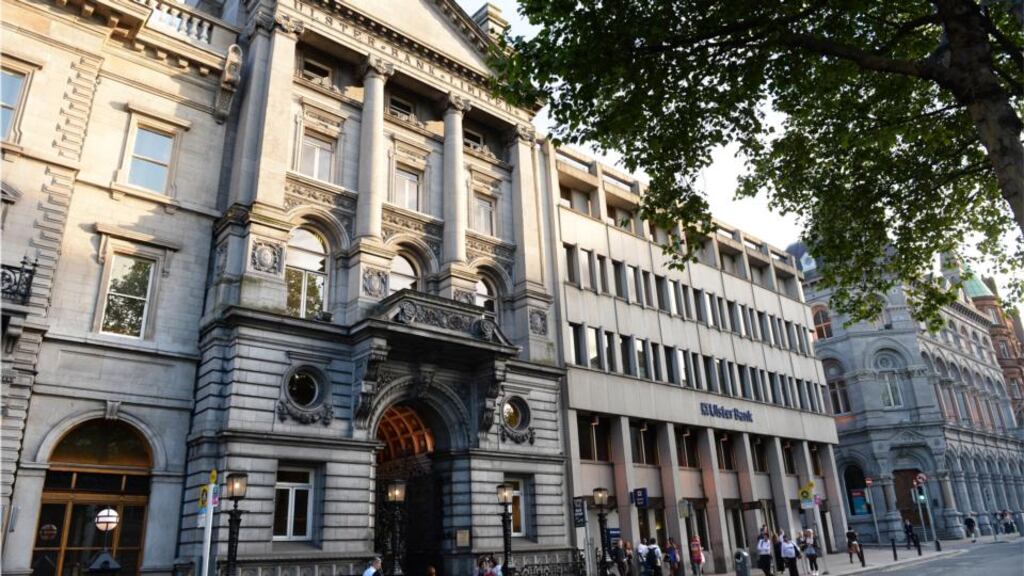 Ulster Bank says it expects gross domestic product to grow by 0.3 per cent this year, instead of a previously forecast 1.3 per cent rise. Photograph: Dara Mac Dónaill /The Irish Times