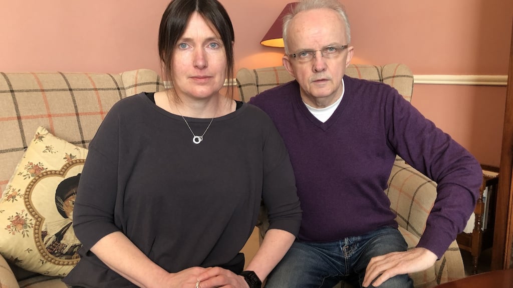 Ann Keane and Patrick Halpin pictured at Aberdeen Lodge on Thursday. Photograph: Bryan O’Brien