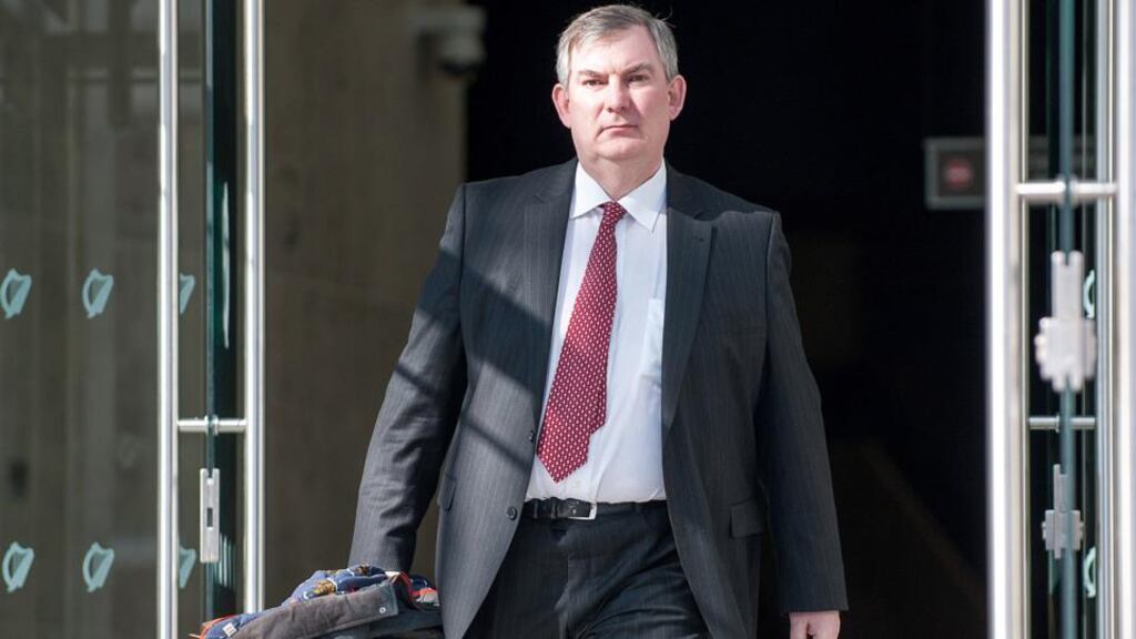 Kevin Cardiff at Dublin Circuit Criminal Court yesterday: said he would generally not like any individual having a large stake in a bank, “particularly not this individual, because he was a large borrower from the bank”. Photograph: Collins/Courts.