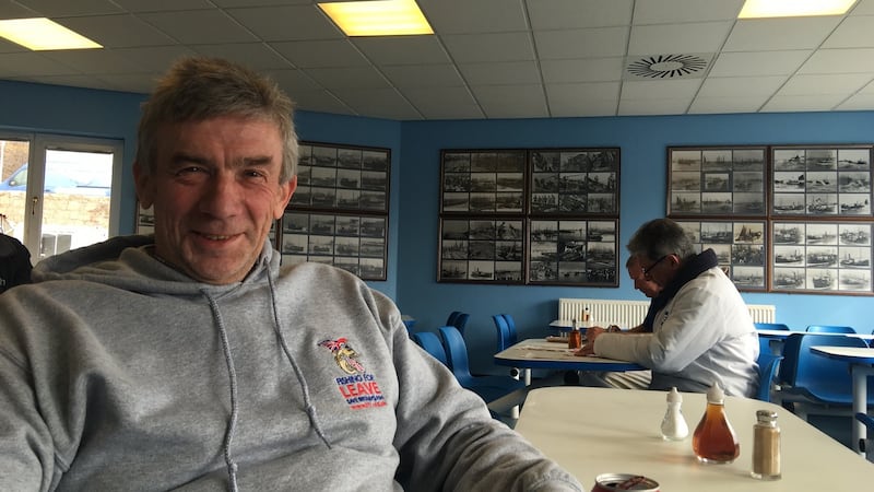 Peterhead fisherman John Buchan: “Our industry is being sold down the river.” Photograph: Peter Geoghegan