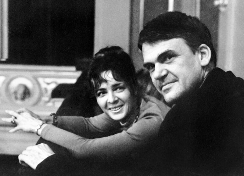 Restored citizenship: Milan Kundera and his wife, Vera (pictured in 1973), received their new documents from the Czech ambassador to Paris on November 28th. Photograph: AFP/Getty