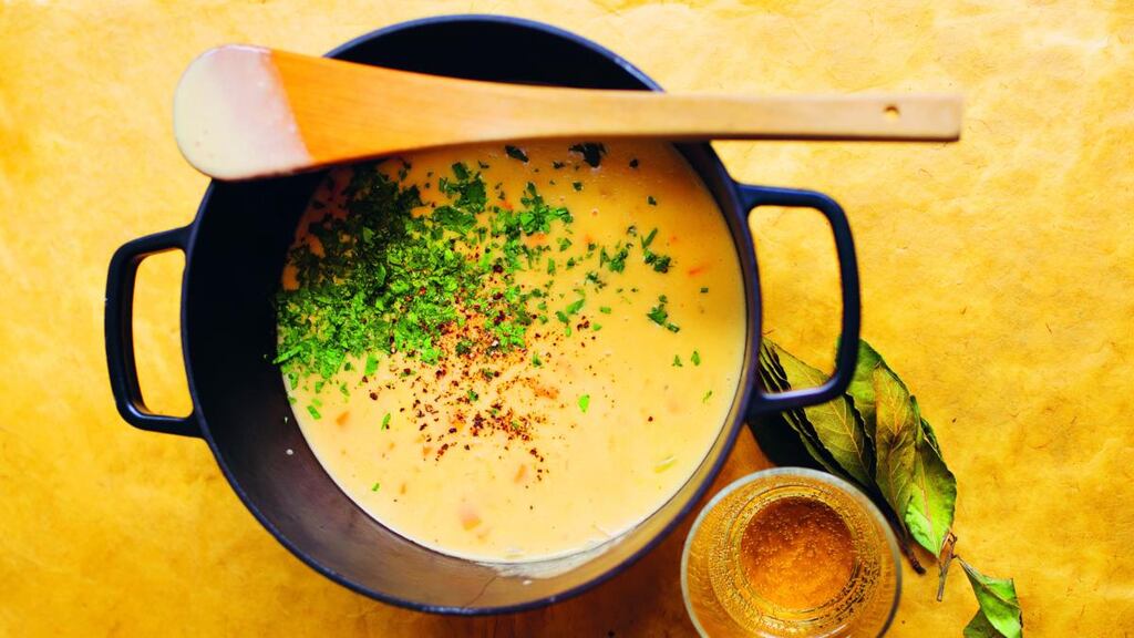 Nigel Slater’s Cheddar, cider, mustard. Photograph: Jonathan Lovekin