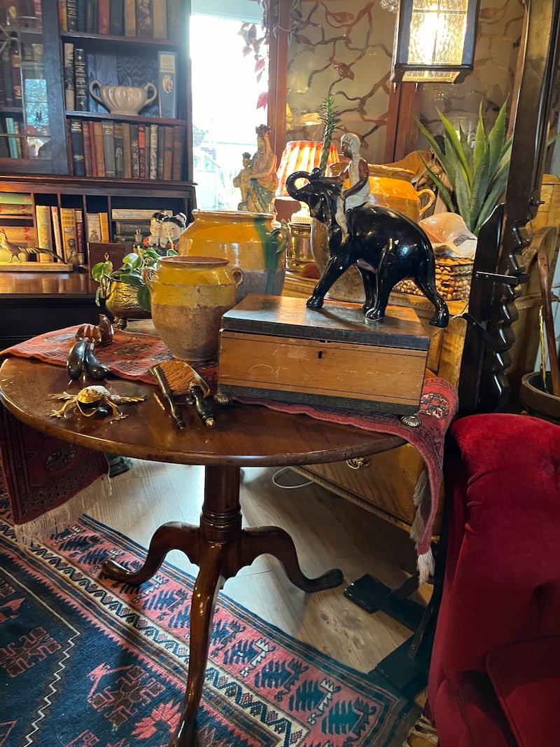 Vintage furniture in The Potting Shed