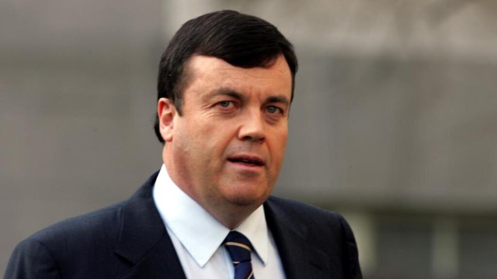 Former minister for finance Brian Lenihan: “You know that we here will not be lacking in the will to do all that is necessary on our part to protect our economy and people and to play our role in the Eurosystem.” Photograph: Eric Luke/Irish Times