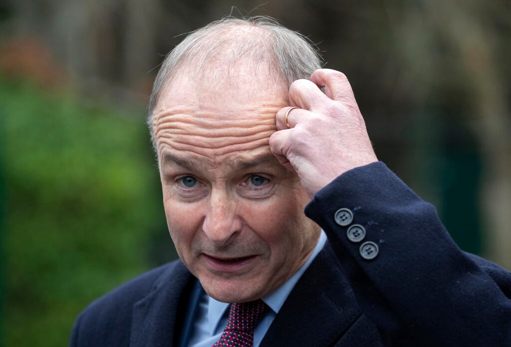 Minister for Foreign Affairs Micheál Martin denied he had any interest in running in the next presidential election in 2025. Photograph: Collins