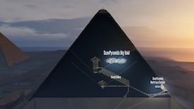 Secret void inside Great Pyramid discovered using cosmic rays