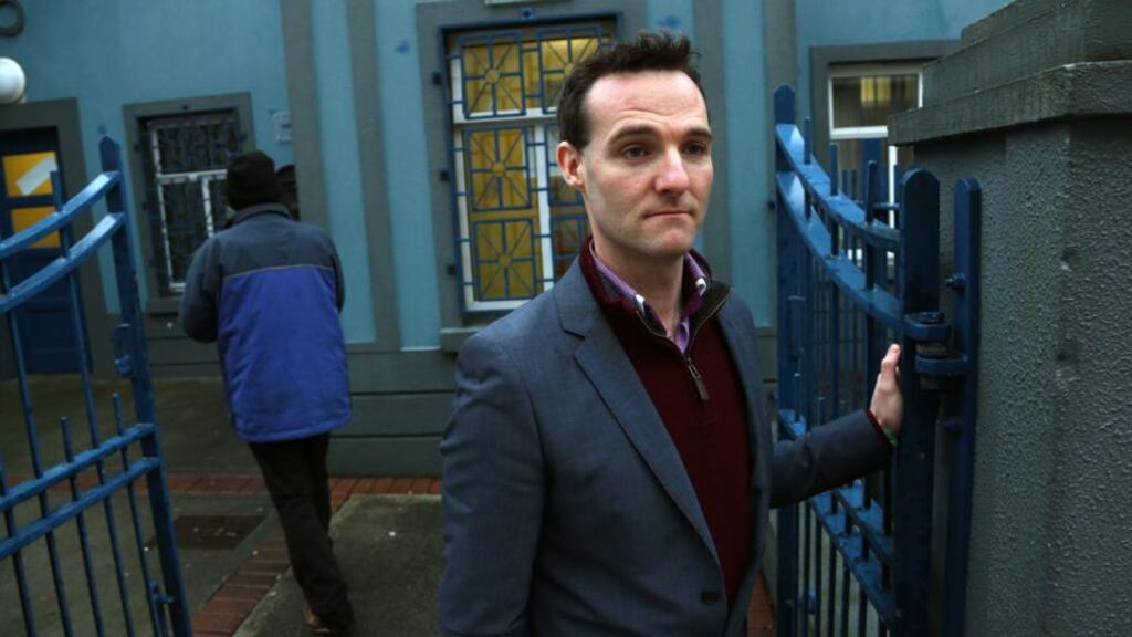 David Muldoon at Cope’s Fairgreen Hostel in Galway city. Photograph: Joe O’Shaughnessy