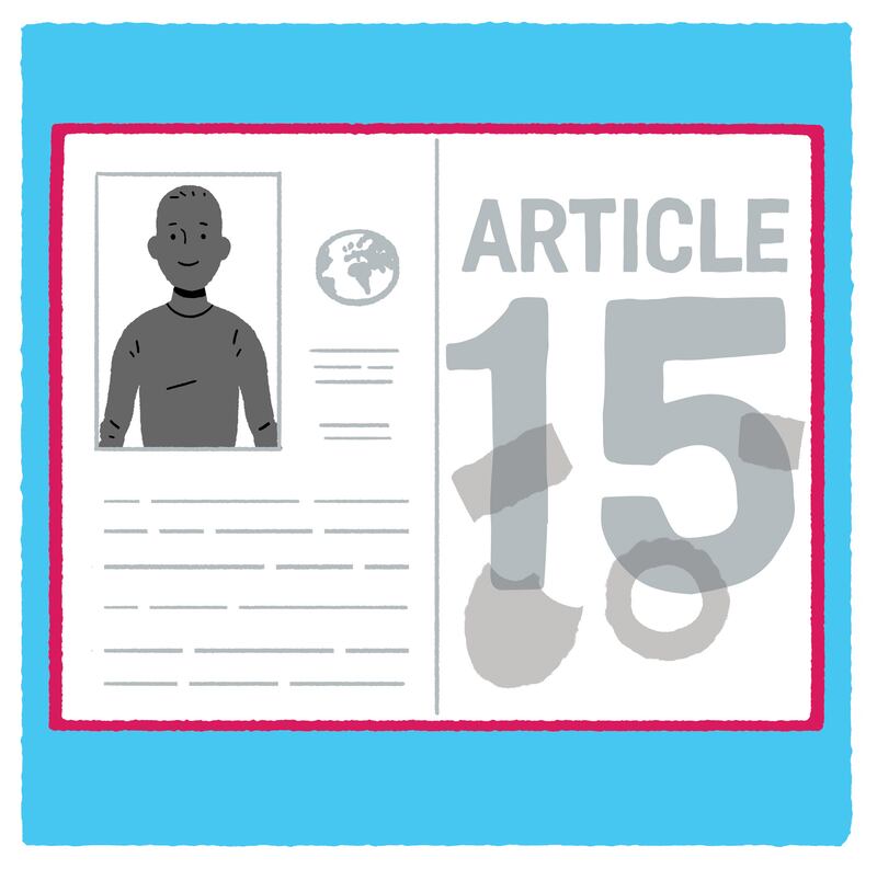 You have the right to belong to a country and nobody can prevent you, without a good reason, from belonging to another country if you wish.