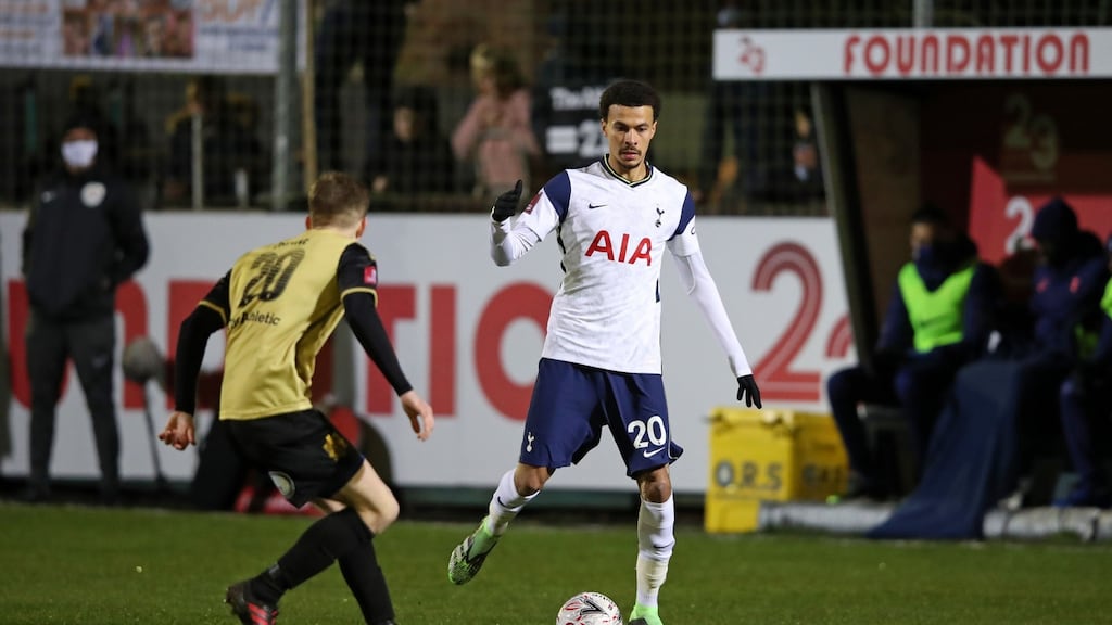 Mauricio Pochettino wants to bring Dele Alli to Paris. Photograph: Clive Brunskill/Getty/AFP