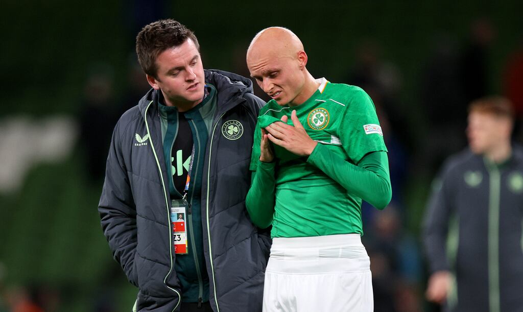 Ireland’s Will Smallbone. Photograph: Ryan Byrne/Inpho