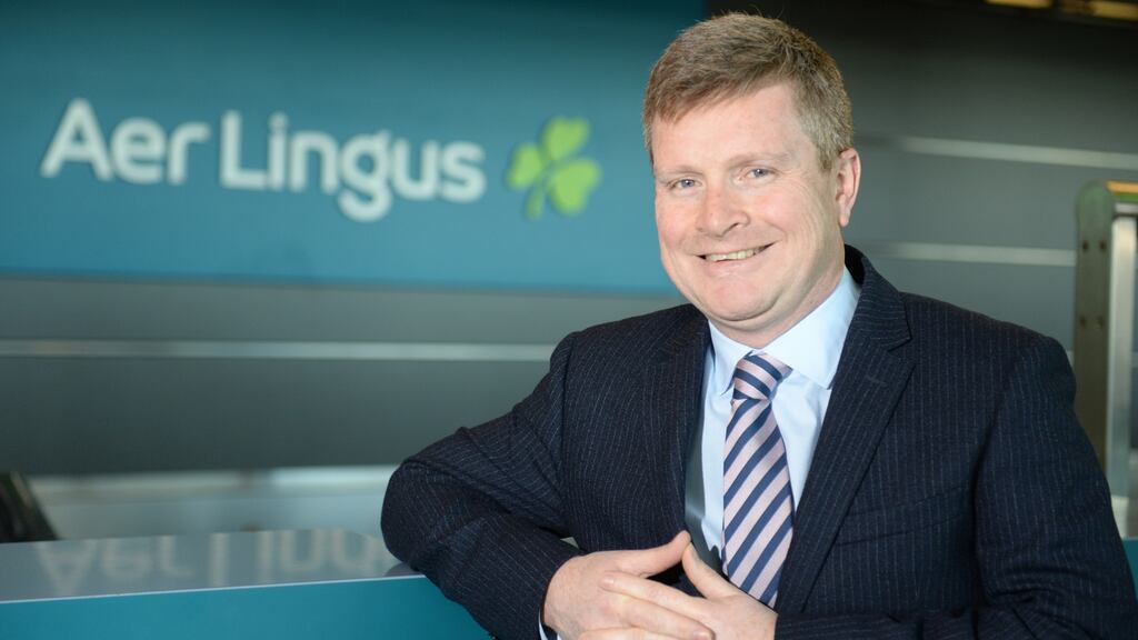 Aer Lingus chief executive Sean Doyle said Aer Lingus has processed about 200,000 refunds or vouchers for customers who had their travel plans disrupted by Covid-19 . Photograph: The Irish Times