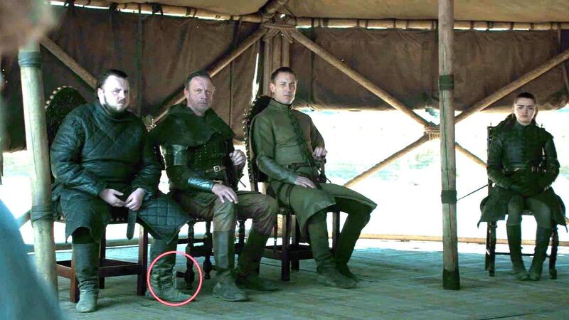 The offending scene with the water bottle. Photograph: @JonxDanyy