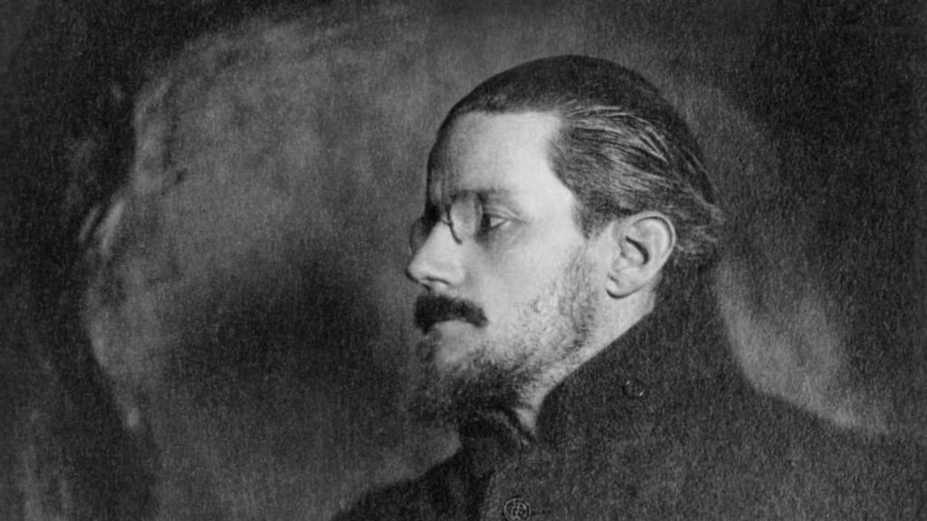 Genius: James Joyce around 1918, while he was writing Ulysses. Photograph: C Ruf/Archive Photos/Getty
