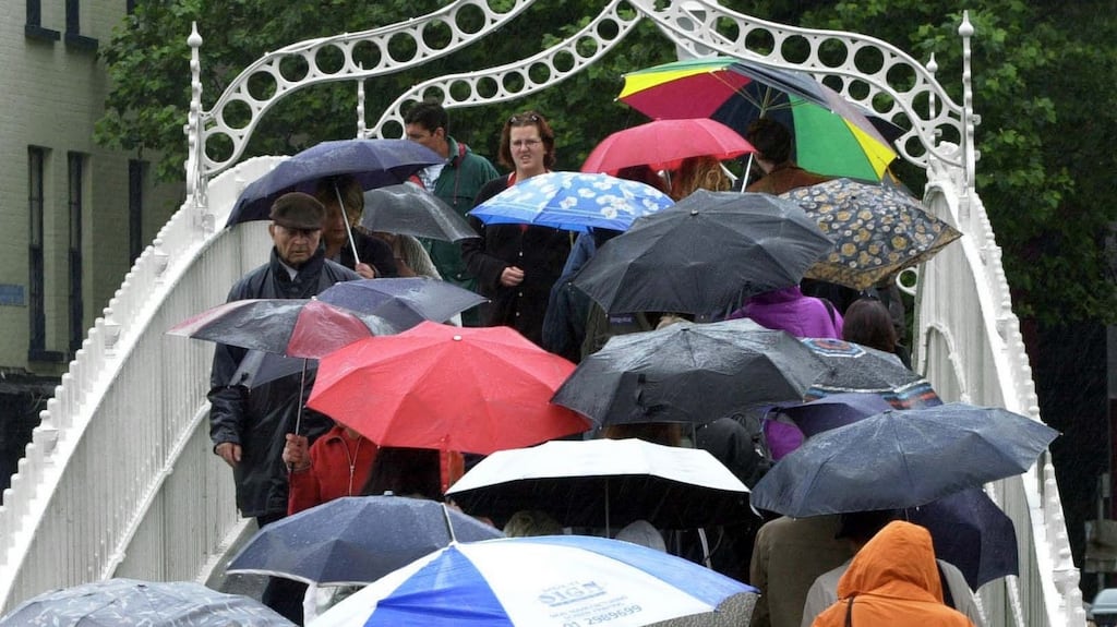 According to the annual CSO Facts & Figures report average rainfall in 2018 was 1,224 millimetres compared to 912 millimetres in 1971. Photograph: Haydn West/PA