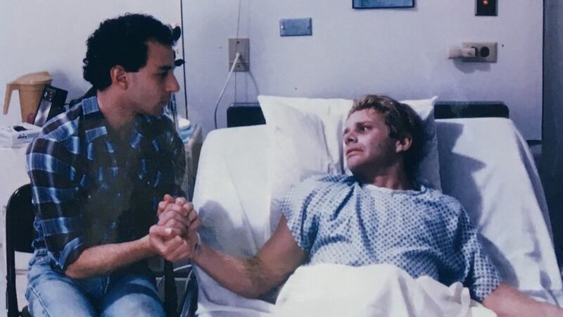 David Schachter and Geoff Edholm in Buddies