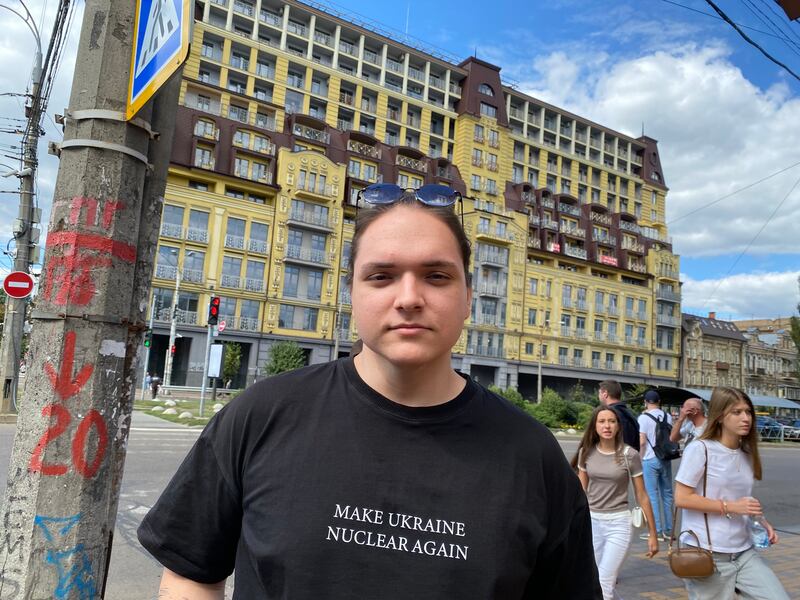 Ivan Sarancha (18) left Luhansk city in January 2025 without saying goodbye to his pro-Russian parents. Photograph: Lara Marlowe