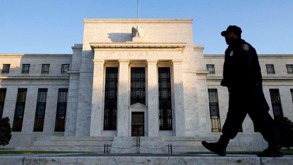 The US Federal Reserve will see the buoyant employment figures as vindication of its decision to continue reducing or “tapering” its asset buys at a rate of $10 billion a month. Photograph: Reuters/Larry Downing