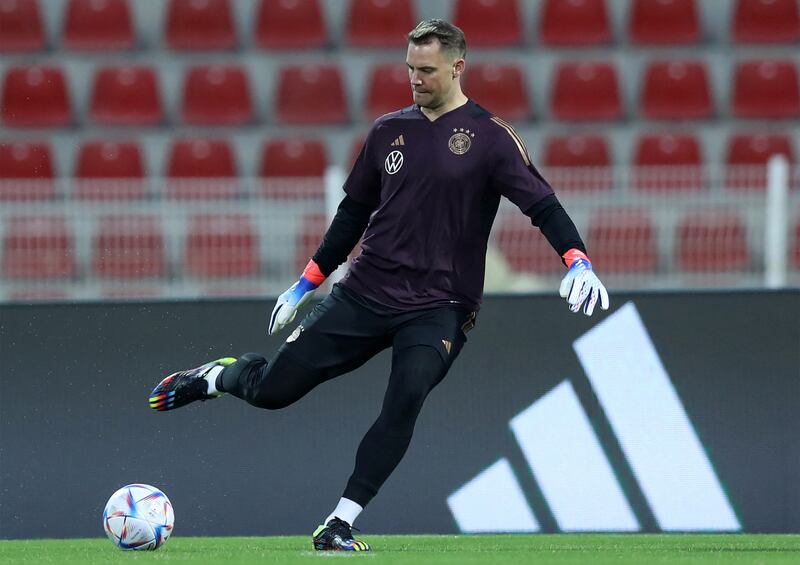Aged 36, this could well be Manuel Neuer's last World Cup. Photograph: Hatiham Al-Shukairi/AFP via Getty Images