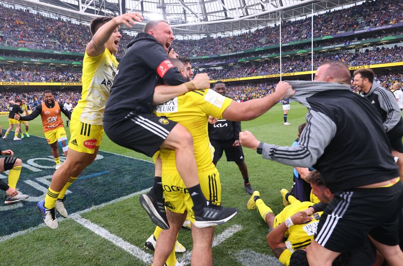 "If you take the average weight of La Rochelle and the average weight of the Leinster side it would be interesting to see, across the 23, who is heavier and not heavier" said Nienaber. Photograph: Billy Stickland/Inpho