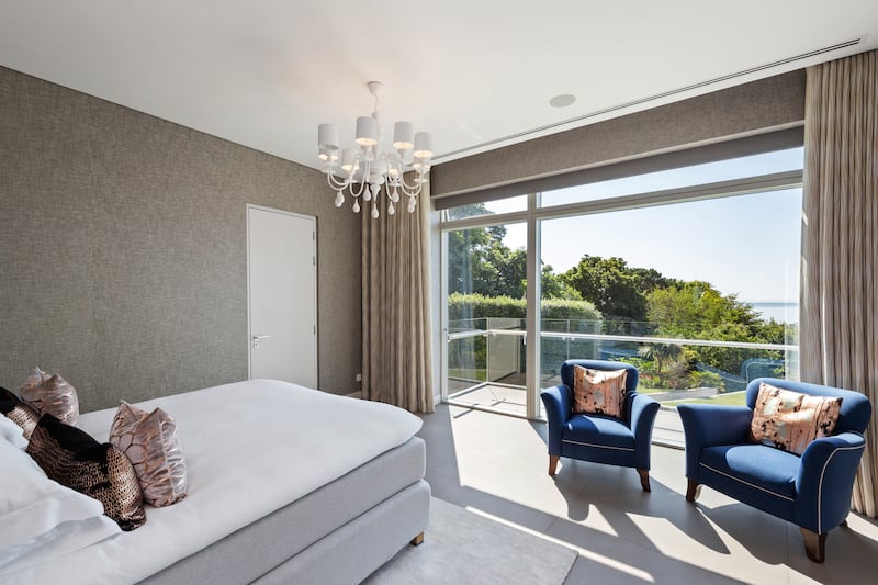 All rooms have sea views