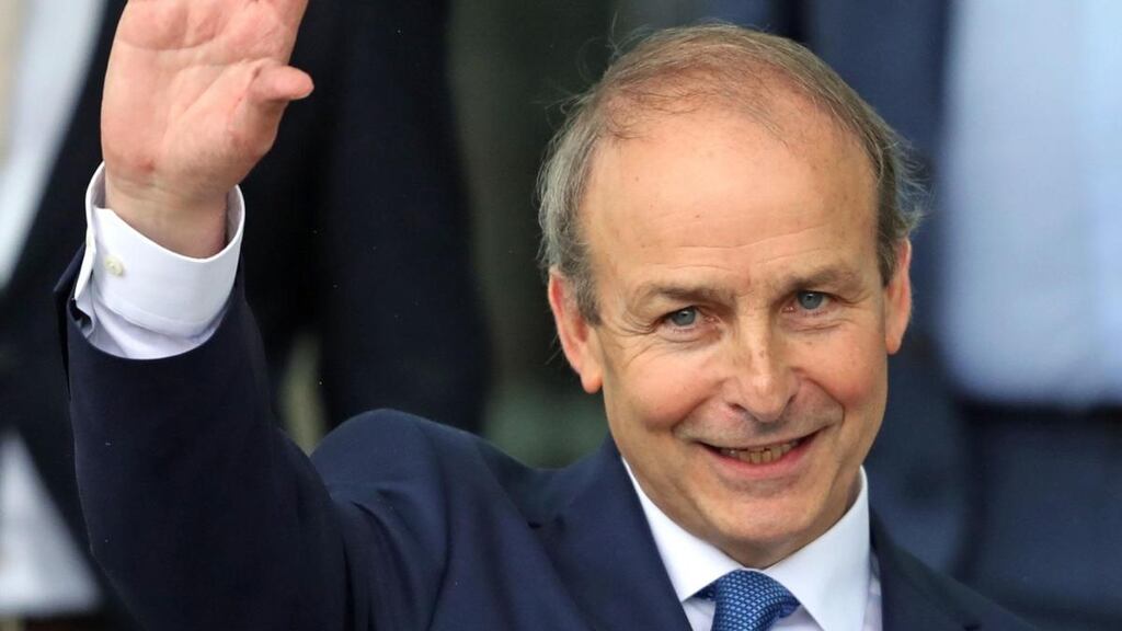 “The problem for Micheál Martin is that he has no real electoral mandate to be Taoiseach having lost the election.” Photograph: Niall Carson/PA Wire